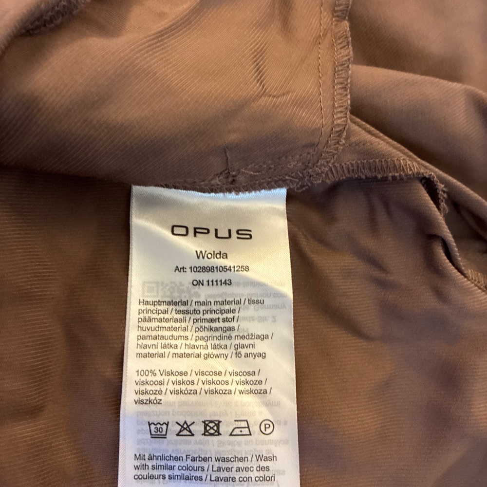 Opus Brown Button Up Dress - Picture 3 of 5